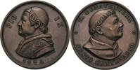Italien-Kirchenstaat/Vatikanstadt Bronzemedaille Pius IX. 1846-1878 -