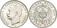 Baden 5 Mark Friedrich II. 1907-1918 -