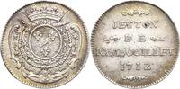 Frankreich Jeton (Silberabschlag vom Doppeldukat) Ludwig XIV. 1643-1715 -