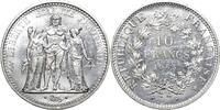 Frankreich 10 Francs 1965 Fünfte Republik seit 1958 Kl. Kratzer, AU
