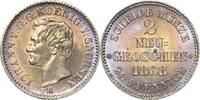 Sachsen-Kurlinie ab 1547 (Albertiner) 2 Neugroschen Johann 1854-1873 -