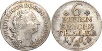 Brandenburg-Preußen 1/6 Taler Friedrich II., der Große 1740-1786 -