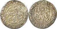 Sachsen, Haus Wettin, Groschenzeit Schildgroschen Markgraf Friedrich IV. mit Markgraf Wilhelm II. und Landgraf Friedrich 1412-1425 -