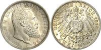 Württemberg 2 Mark Wilhelm II. 1891-1918 -