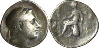Drachme,  Syrien Königreich der Seleukiden Seleukos IV. 187-175 v. Chr Rv. Belagreste, fast vorzüglich/fast sehr schön
