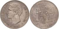 Spanien 5 Pesetas Alfons XII. 1874-1885 -