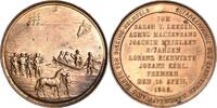 Schleswig-Holstein-Königliche Linie Bronzemedaille o. J. (1872) Friedrich VII. 1848-1863 Gestopftes Loch, kl. Kratzer, fast vorzüglich