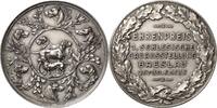 Schlesien-Medaillen Versilberte Bronzemedaille 1935 BU
