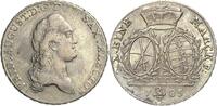 Sachsen-Kurlinie ab 1547 (Albertiner) 2/3 Taler 1785, Friedrich August III. 1763-1806 VF