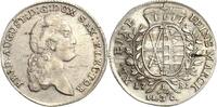 1/3 Taler 1781, Sachsen-Kurlinie ab 1547 (Albertiner) Friedrich August III. 1763-1806 Kl. Schrötlingsfehler, vorzüglich