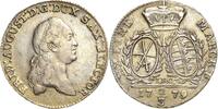 Sachsen-Kurlinie ab 1547 (Albertiner) 2/3 Taler 1779, Friedrich August III. 1763-1806 VF-EF