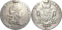 Hessen-Kassel Wilhelmstaler 1789 Wilhelm IX. 1785-1803 Henkelspur, VF