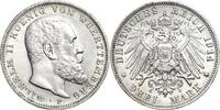 Württemberg 3 Mark Wilhelm II. 1891-1918 -