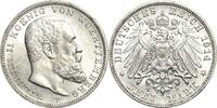 Württemberg 3 Mark Wilhelm II. 1891-1918 -