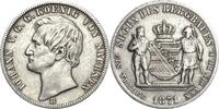 Sachsen-Kurlinie ab 1547 (Albertiner) Taler Johann 1854-1873 -