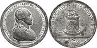 Sachsen-Kurlinie ab 1547 (Albertiner) Zinnmedaille mit Kupferstift Friedrich August III. 1763-1806 -