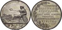 Schleswig-Holstein Medaillen Versilberte Bronzemedaille 1900 Kl. Kratzer,EF