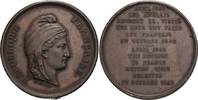Frankreich Bronzemedaille 1849 Zweite Republik 1848-1852 EF