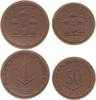 Porzellanmünzen 50 Pfennig - Ausgaben der Städte Freiberg EF