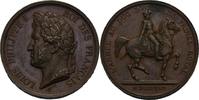 Frankreich Bronzemedaille Louis Philippe 1830-1848 -