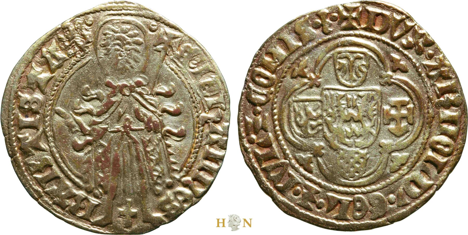 The Netherlands Goudgulden 1423 1472 AD Duchy Gelderland Arnold Of the-netherlands-goudgulden-1423-1472-ad-duchy-gelderland-arnold-of