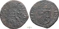 België duit | negenmanneke Hertogdom Brabant, Philips II (1555-1598), Antwerpen, -