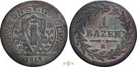 Switzerland Batzen Canton of St. Gallen, -