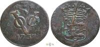 Nederland duit Verenigde Oost-Indische Compagnie, Provincie West-Friesland, zeer zeldzaam, -