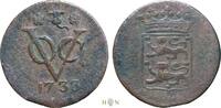 Nederland duit Verenigde Oost-Indische Compagnie, Provincie West-Friesland, zeer zeldzaam, -