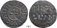 Carolingian Empire denarius | denier Louis the Pious (814-840), Melle (Metallum), -