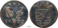 Nederland 1/2 duit Verenigde Oost-Indische Compagnie, Provincie Zeeland, Middelburg, zeldzaam, -