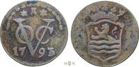 Nederland duit Verenigde Oost-Indische Compagnie, Provincie Zeeland, Middelburg, zeldzaam, -