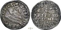 Livonia 3 grosz Sigismund III Vasa (1587-1629), Poznań, -