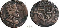 België maille Graafschap Vlaanderen, Philips II (1555-1598), Brugge, zeldzaam, -