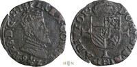 België maille Graafschap Vlaanderen, Philips II (1555-1598), Brugge, zeldzaam, -