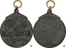 Drittes Reich Medaille WHW Opferschiessen 36 / 37 Tragbare Erinnerungsmedaille ohne Eichenlaub -