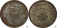 Weimarer Republik 3 Reichsmark 1000 Jahre Rheinland -