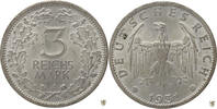 Deutsches Reich 3 Reichsmark Kursmünze - Reichsadler -