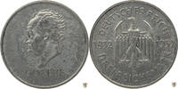 Weimarer Republik 3 Reichsmark Johann Wolfgang von Goethe -