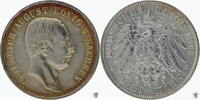 Sachsen 3 Mark 1911 E Friedrich August III. vorzüglich 50,00 EUR  Excl. 5,80 EUR Verzending
