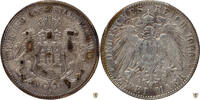 Hansestadt Hamburg 2 Mark 1906 J Stadtwappen schön/sehr schön 30,00 EUR  Excl. 5,80 EUR Verzending