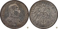 Preussen 3 Mark 1914 A Wilhelm II. in Uniform vorzüglich 40,00 EUR  Excl. 5,80 EUR Verzending
