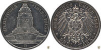 Sachsen 3 Mark Friedrich August III. - Völkerschlachtdenkmal -
