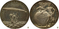 Deutsches Reich Medaille Karl Goetz | auf die Ozeanfahrt des ZR III -