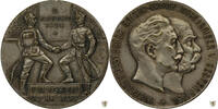 Deutsches Reich Medaille Kaiser Wilhelm und Franz Josef | Einigkeit macht stark -