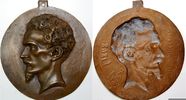 Personenmedaillen Rochefort-Lucay, Victor Henri de , bekannt unter: Rochefort, Henri *1831 Paris, +1913 Aix-les-Bains, französischer Politiker, Dr -