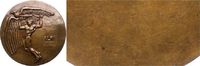 Luft- und Raumfahrt Einseitige Bronzegussmedaille -