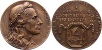 Personenmedaillen Bronzemedaille Schiller, Friedrich von *1759 Marbach / Württemberg, +1805 Weimar, deutscher Dichter. -