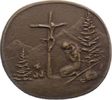 Münchener Medailleure Einseitige Bronzegussmedaille Eckart, Lissy -