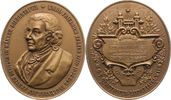 Musiker Ovale Bronzemedaille Zelter, Dr. Karl Friedrich Ritter von *1758 Berlin, +1832 Berlin, königlich preußischer Professor der Tonkunst, Komponist, Schöp -